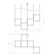 Cubix 12 - Light Dimmable LED Square / Rectangle Chandelier
