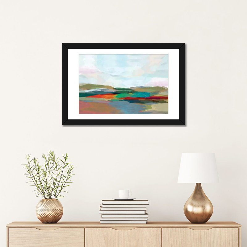 « strates iv », impression sur toile, Papier d'art encadré noir, Blanc, H 16 po x l 24 po x P 1 po