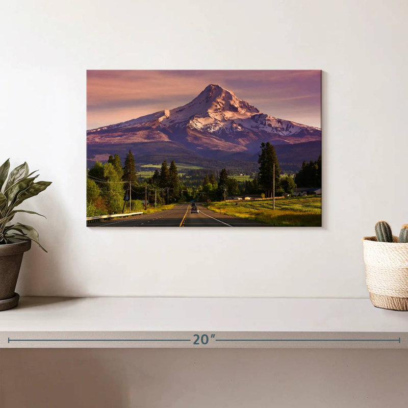 Alvord Road To Mount Hood, H 8 po x l 12 po