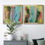 «Long Lake I», reproduction de photo sur toile 2 pièces-75845397-75845396