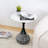 Accent Metal Coffee Table Pedestal Table