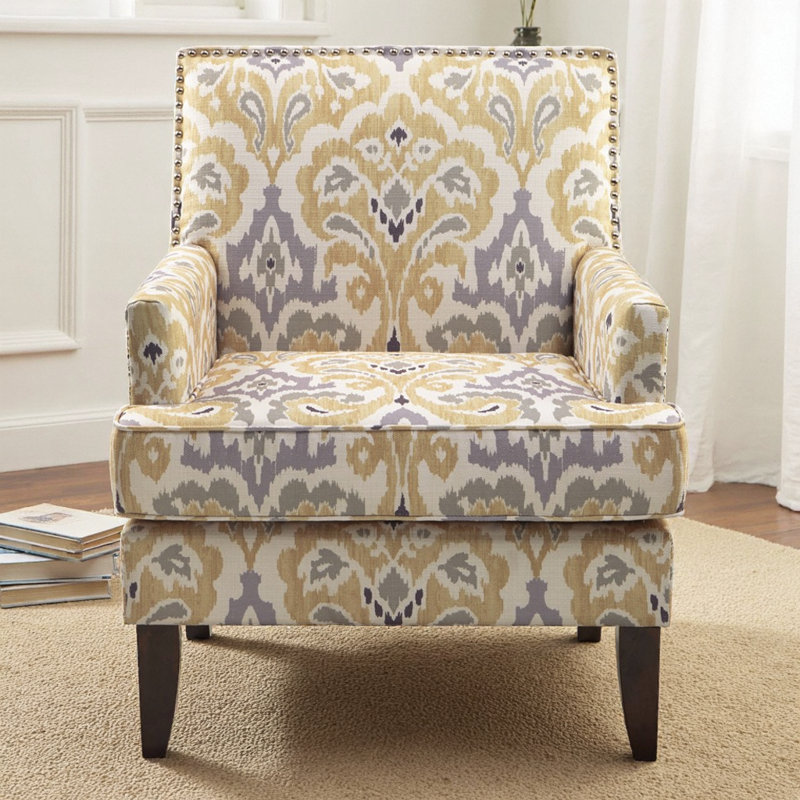 Fauteuil club Madison Park Colton, Gris multi