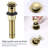 Bathroom Faucet With Pop Up Drain & Supply Hoses 2-Handle 360 Degree High Arc Swivel Spout Centerset 4 Inch Vanity Sink Faucet-118546133