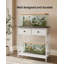 Support d'aquarium, aquarium en métal avec armoire pour le rangement des accessoires