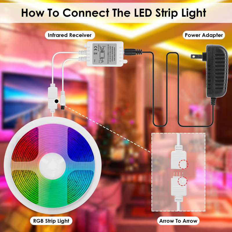 Shanisha Indoor 150 - Bulb 196.8'' Plug-in LED Rope String Light