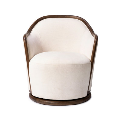 Upholstered Swivel Accent Chair