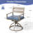 Outdoor Swivel & Rocking Dining Chairs With Sunbrella Cushion-1428347084