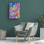 Art mural sur toile tendue - Noemi Ibarz «Ilustración sin título 1», art mural pour salon, chambre à coucher ou bureau - 12 x 19
