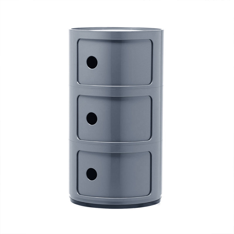 Kiralee Side Table with Storage, Grey