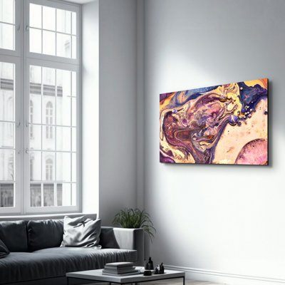 Peinture décorative en verre trempé