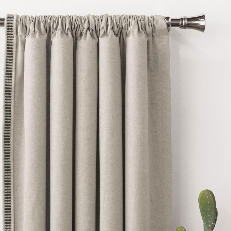 Moab Room Darkening Curtain, 96" W x 120" L, Right