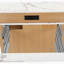 Îlot de cuisine 59,5 po avec table de salle à manger extensible, table de rangement de cuisine avec rangement double-face, îlot de cuisine avec 2 tiroirs, prise de courant, tablettes latérales ouvertes, pour la cuisine, la salle à manger, naturel-598304646