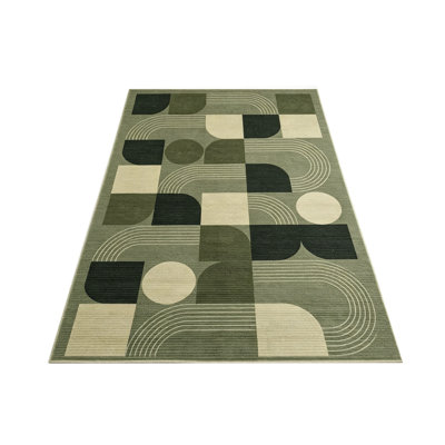 Abstract 160cm X 230cm Area Rug