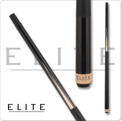 Elite EP36 Black w/ Maple Points Pool Cue - 21oz