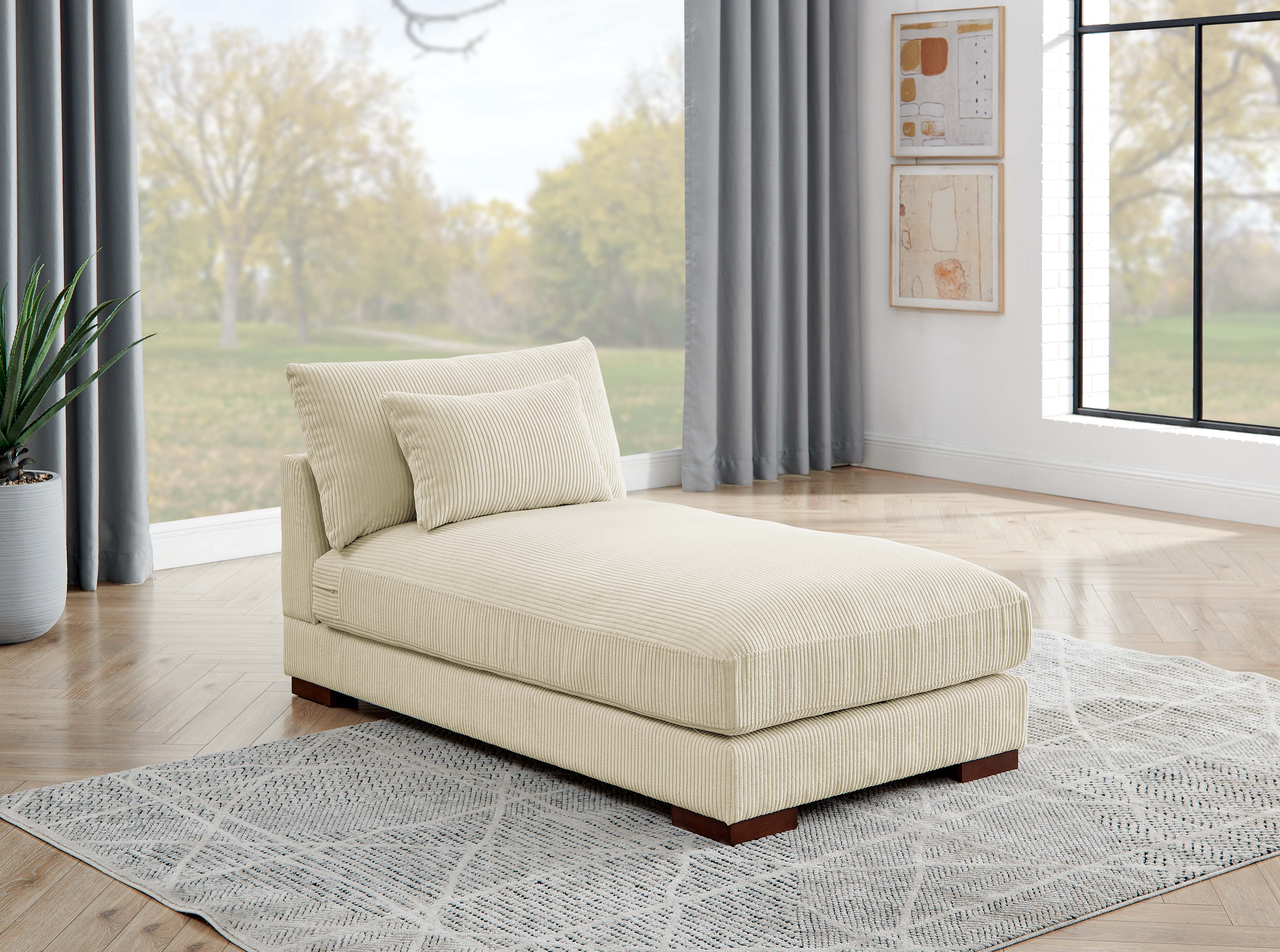 Wade Logan® Ayvion Upholstered Chaise Lounge & Reviews | Wayfair