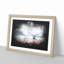 Beach In Sopelana Spain Paint Splash - Framed Print-56891447-56891450