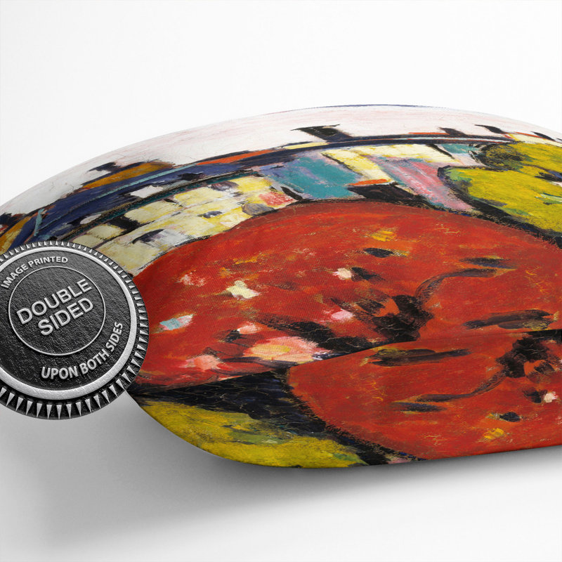 Landscape In Paris Square Throw Cushion, 40cm H x 40cm W x 15cm D