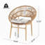 Ensemble de 2 chaises d'extérieur en osier-1268601958-1268601957
