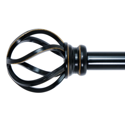 Algoma Metal Adjustable Single Curtain Rod