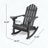 Acacia Wood Adirondack Rocking Chair