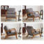 Upholstered Corduroy Accent Chair-830829727