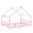 Modern Metal House Bed with Sturdy Construction-129109679