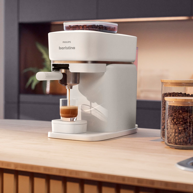 Philips Baristina Automatic Espresso Machine - , White