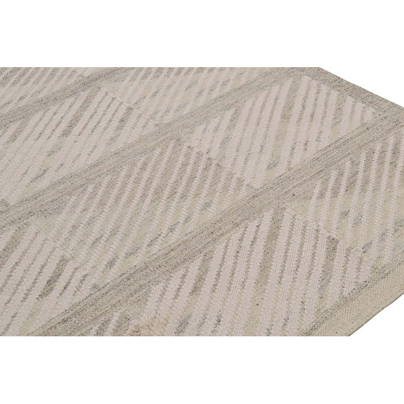 Scandinavian Flatweave Collection One-of-a-Kind Rectangle 9' X 12' Flatweave Area Rug