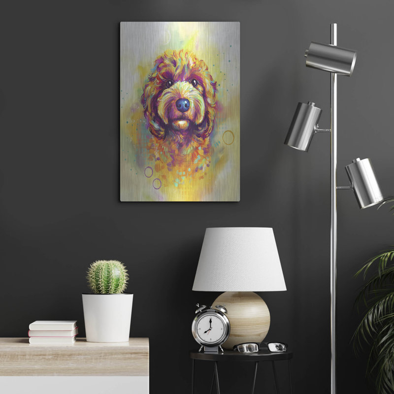 "Pop Art Goldendoodle" par Furbaby Affiliates, H 24 po x l 16 po