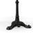 Modern Brown 30-Inch Round Compact Durable Bistro Table
