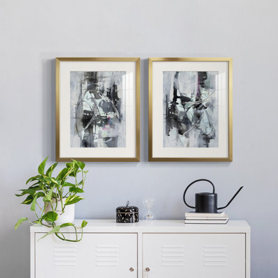 Burhanuddin " Indian Lore I " 2 - Pieces Painting Print