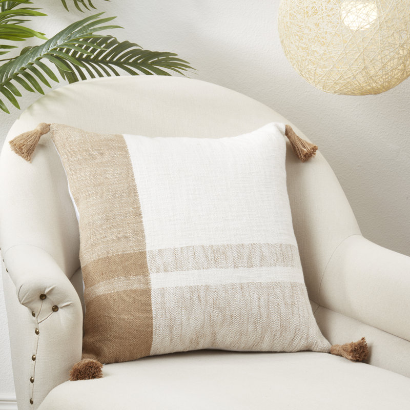 Levi Collection Cotton Pillow Cover