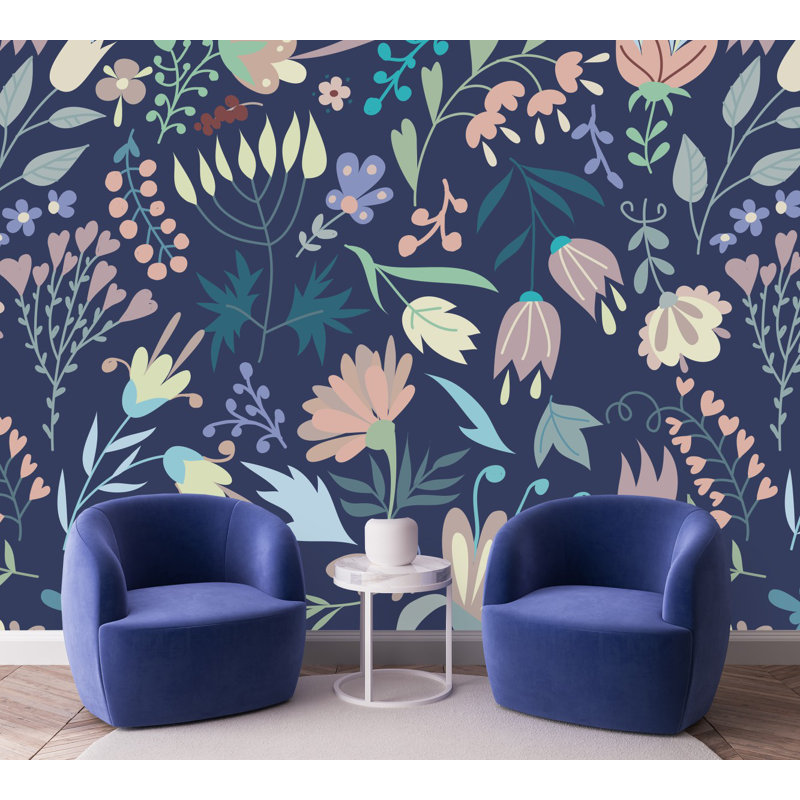 Peel & Stick Wall Mural, 10.42' W x 10.42' L