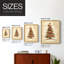 Christmas Holiday Art CDLVI Framed Print - Solid Wood-208157819-208157822
