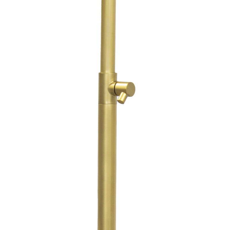 Noble Floor Task Reading Lamp, Gold, Natural Brass