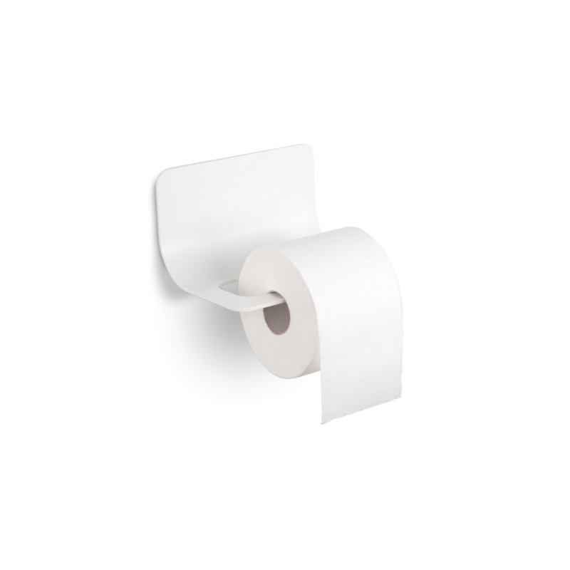 Curva Toilet Paper Holder, White