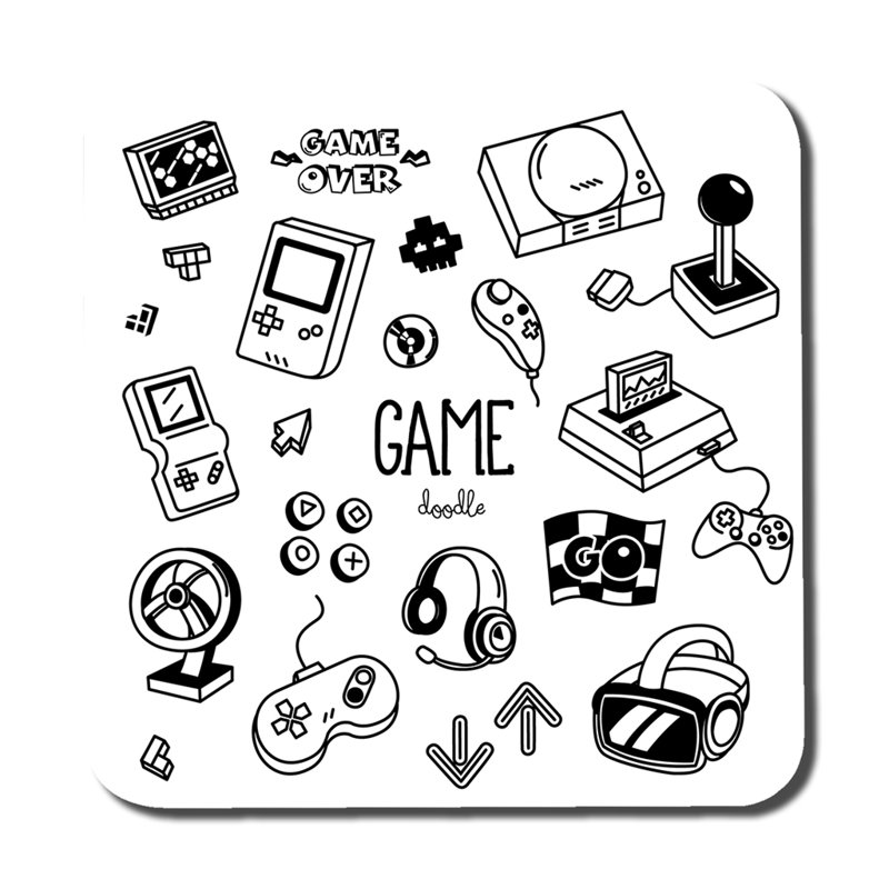 Square 6 Piece Coaster Set