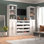 Ensemble de paire de portes de rangement modulaires l 21,02 po