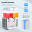 9.6 Gallon 110V 250W 2 Tanks Stainless Steel Beverage Dispenser  With Thermostat Controller