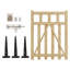 Chesnut Gate Fencing with 1 Panel(s) Included-7834983