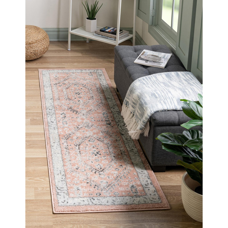 Edson Oriental Indoor Rug, Runner 2'7" x 12'