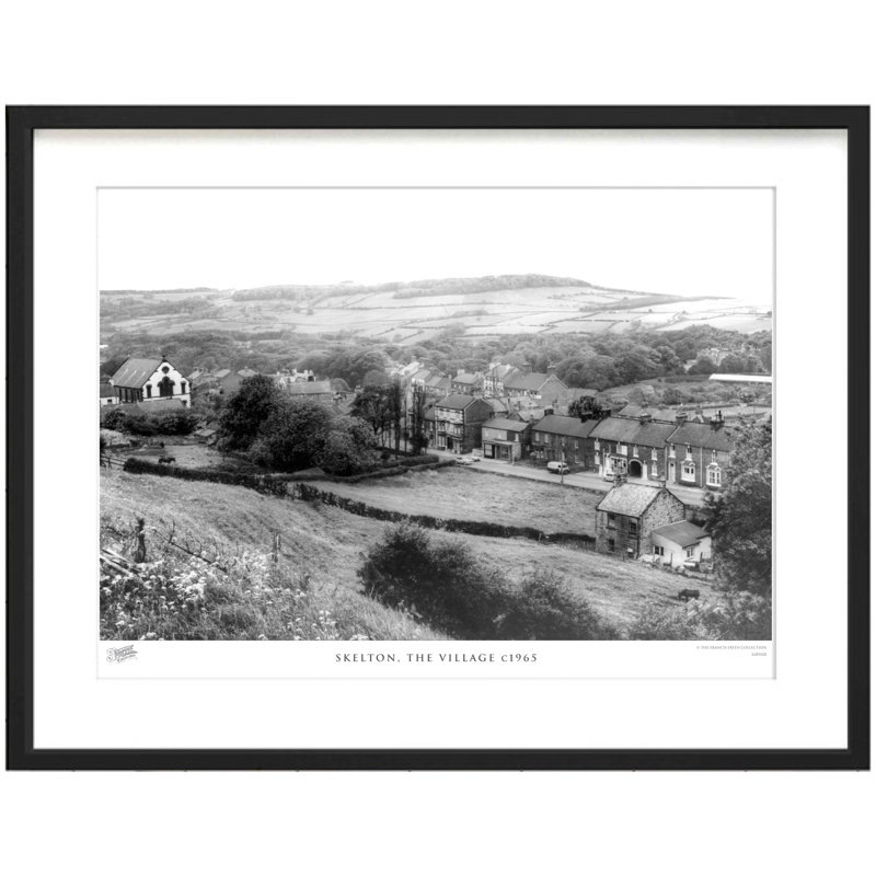 Skelton, The Village C1965 - Single Picture Frame Print, 28cm H x 36cm W x 2.3cm D