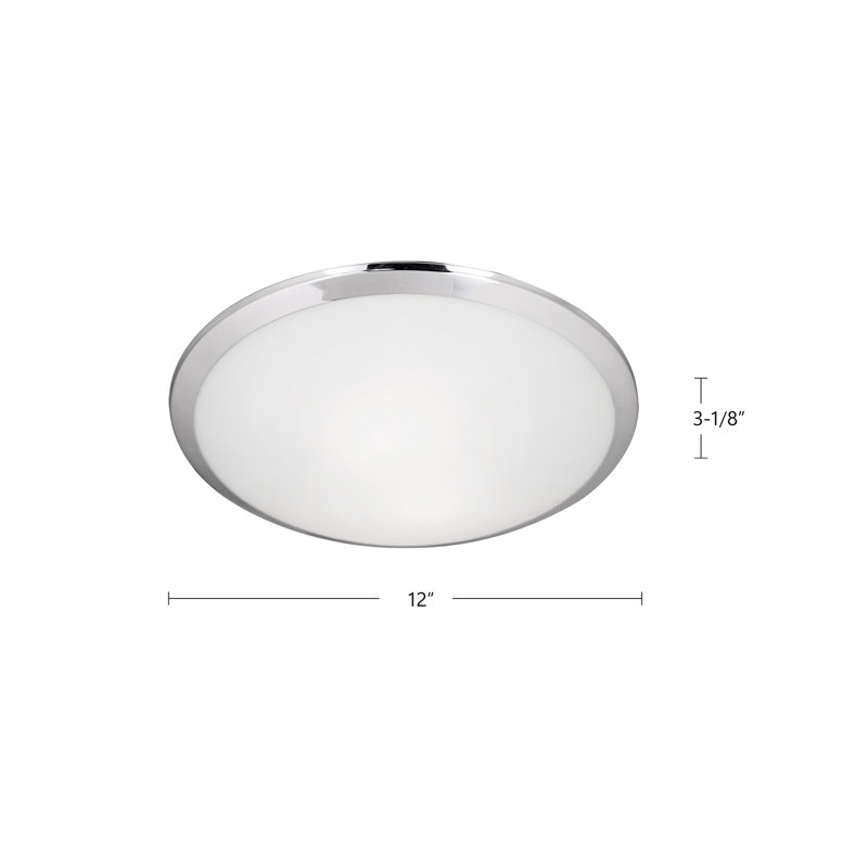 Malta 1 - Light Flush Mount, Brushed Nickel