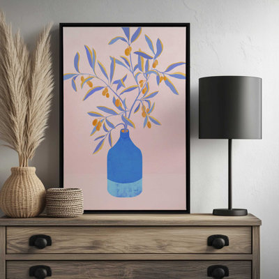 «Blue Branches Botanical» par Garima Dhawan, reproduction d'art