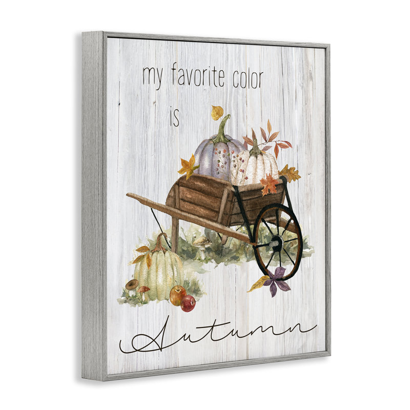 «Autumn Favorite Wagon», estampe numérique par Livi Finn, Estampe numérique Farmhouse, H 20 po x l 16 po