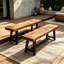 Banc d'extérieur en bois d'acacia-57377054
