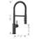 Catris Flexo Semi-Pro Pull-Down Dual-Spray Kitchen Faucet