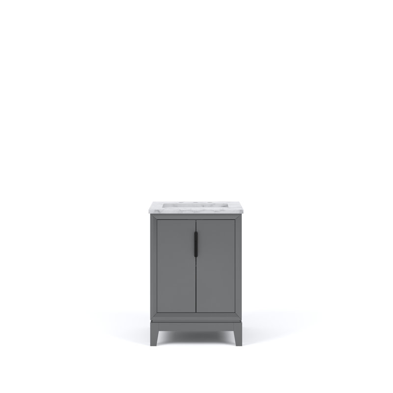 24" Single Bathroom Vanity Set, Cashmere Gray