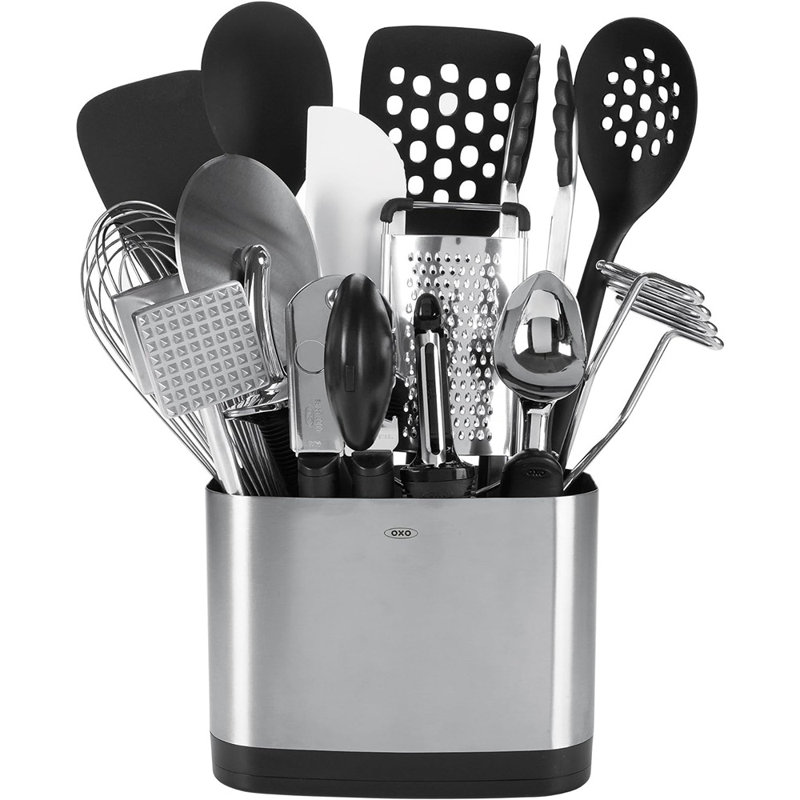 OXO 15-Piece Stainless Steel Everyday Kitchen Tool Set
