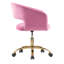 Chaise de travail en velours-1918363139